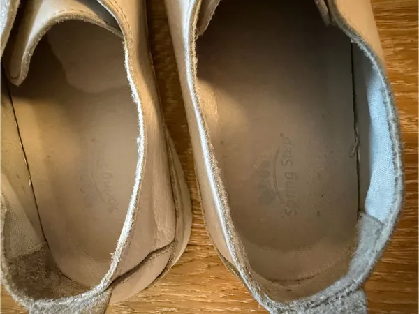 Women's Casual Leather Sneakers - Nude Beige - Image 6