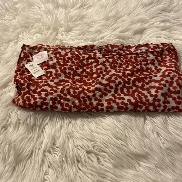 Scarf brand new Gameday girl stuff all crimson /why dot scarf long 36” wide 19” - Image 9