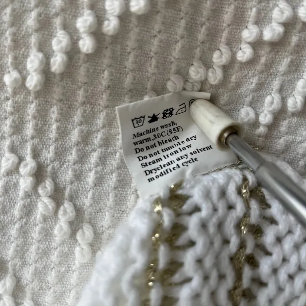 Women's Sweater in Cream, Gold, and Rust colors XL - Image 7