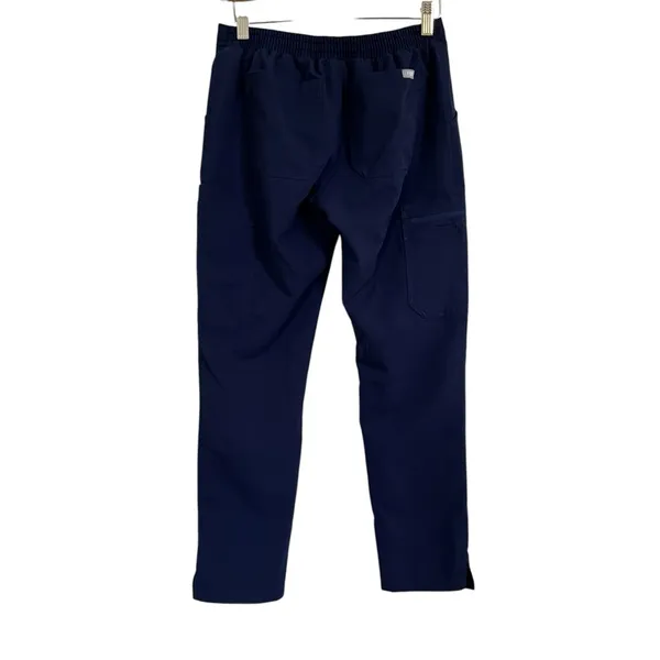 FIGS High Waisted Yola Skinny Cargo Pockets Women Size XS/P Blue PO 1356 - Image 6