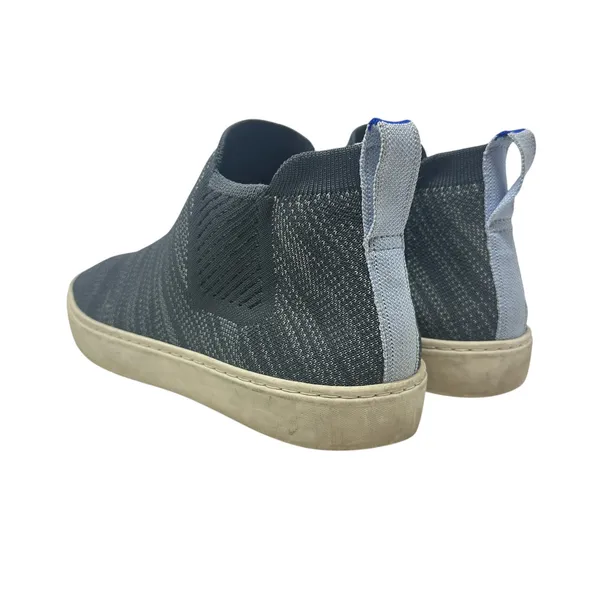 Rothy's The‎ Chelsea Knitted Ankle Sneaker Boots Graphite Melange Gray Size 9 - Image 8