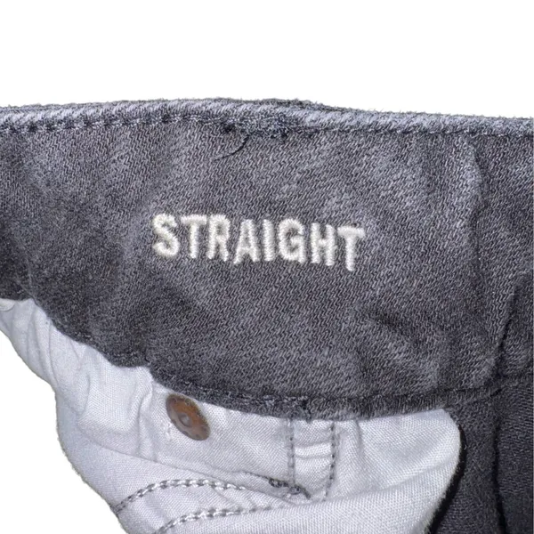 American Eagle outfitters Womens Jeans Straight Stretch Black Mid-Rise 18 Long - Image 8