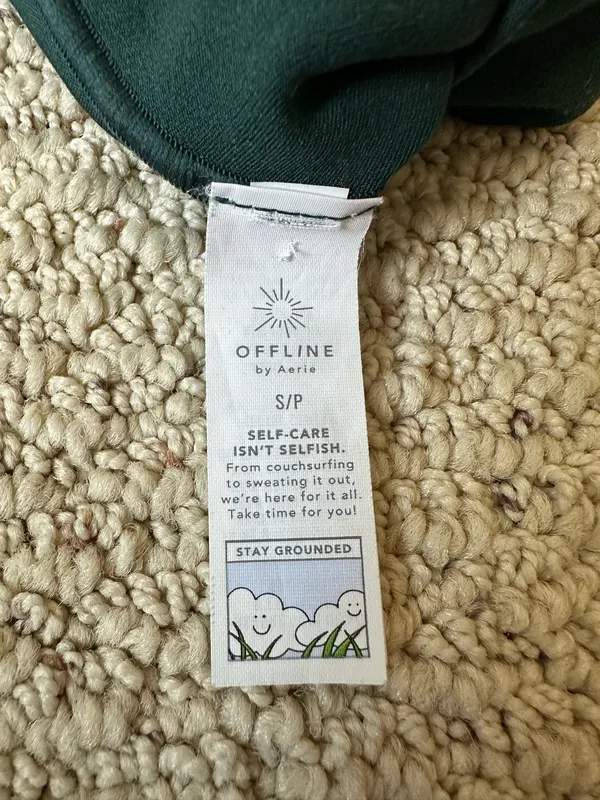OFFLINE Aerie Leggings Flare by Real Me High-Rise Sage - Image 4