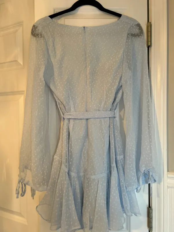 Saints + Secrets Hello Molly Blue Dress - Image 2