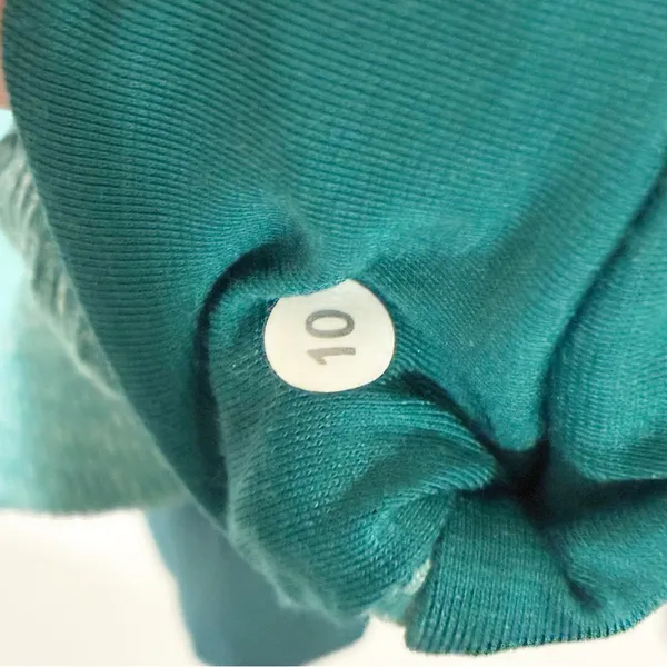 Lululemon Runderful 1/2 Zip Mini Check Pique Hunter Green Heathered Athletic 10 - Image 4