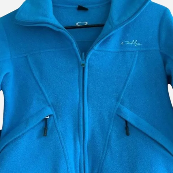 Y2K Oakley Fleece Zip Up Jacket‎ - Image 6