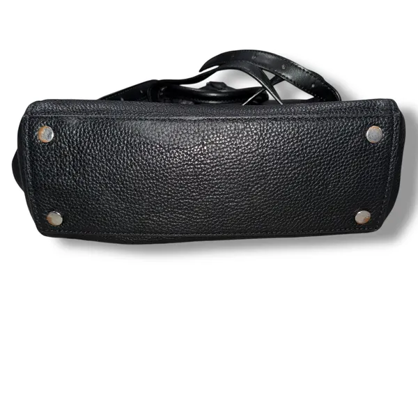Michael Kors‎ Black Leather Mini Backpack Studded Convertible Bag Purse - Image 7