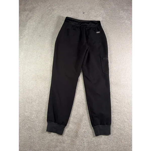 Figs Technical Collection Zamora Jogger Scrub Pants in Black Size Xs Pet - Image 7