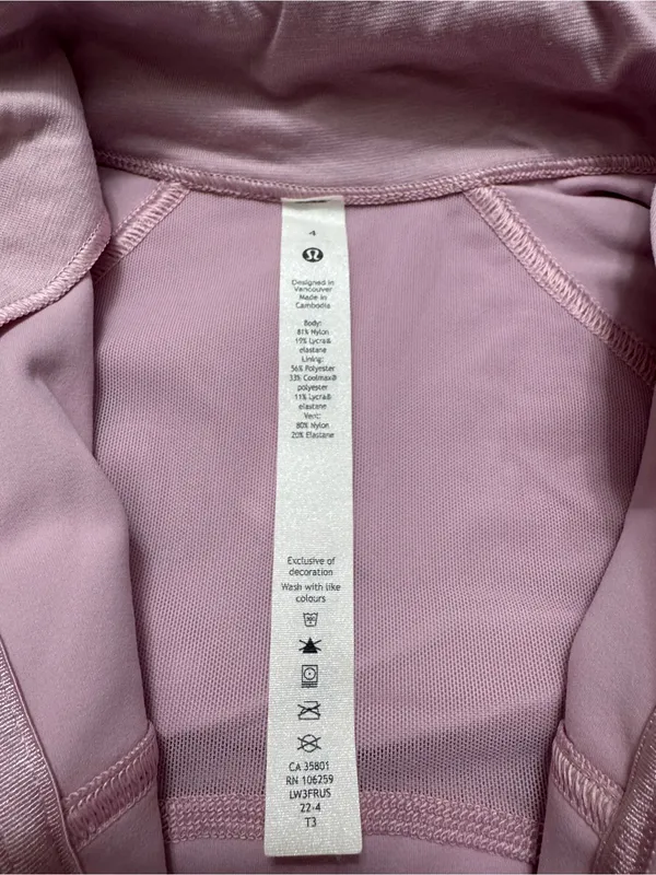 Lululemon Cropped Pink Define Jacket - Image 3