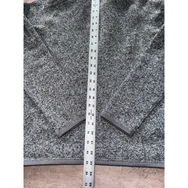 Patagonia Women's Better Sweater Gray Heather 1/4 Zip Up‎ Size Small - Image 10