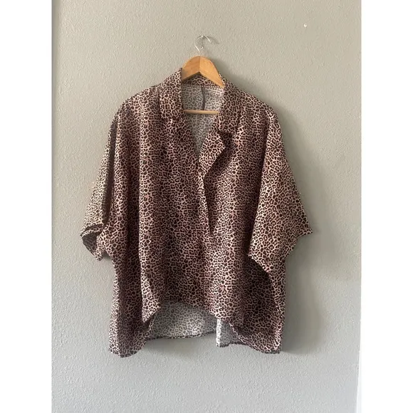 Anthropologie Animal Print Top - Image 2