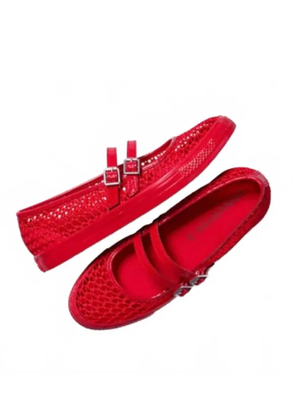 NEW Converse Chuck Taylor All Star Dainty Mary Jane Knit Women Red A16568C 10.5 - Image 5