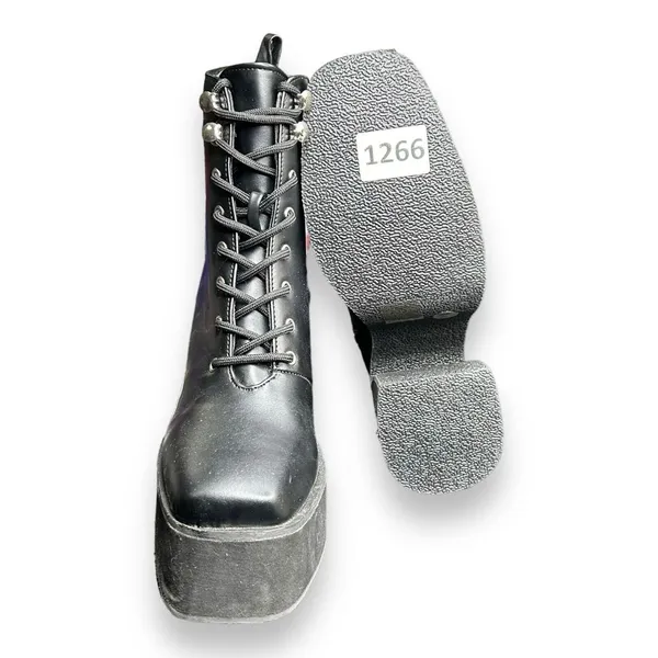 Koi‎ Womens Chunky Platform Lace Up Army Combat Ankle Booties Size 5 EUC - Image 7