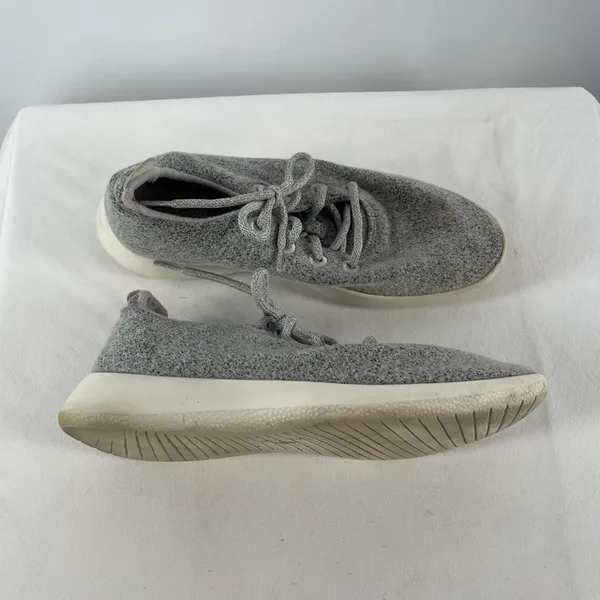 Allbirds Wool Runners Sneakers in Dapple Grey (Cream Sole)‎ Size 10 - Image 2