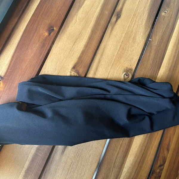 Fabric Belt with Buckle Black - Image 3