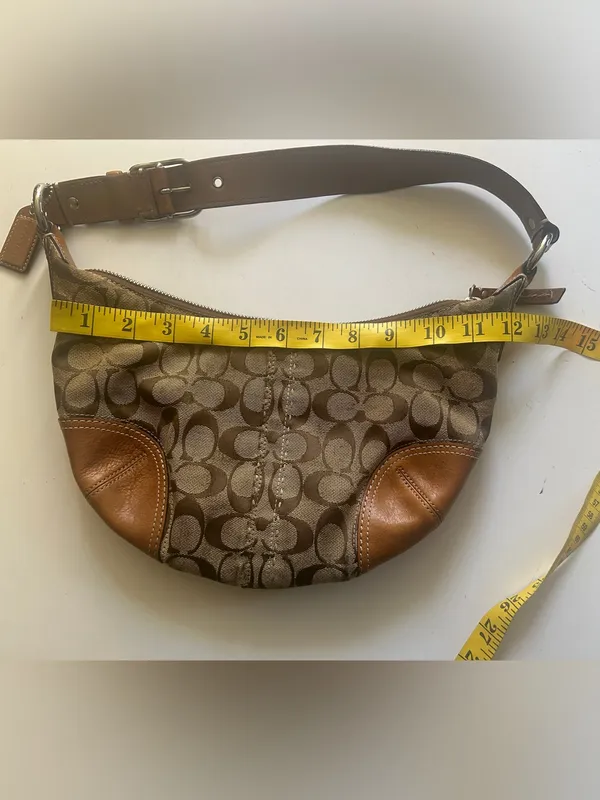 Vtg Coach Hamptons Shoulder Bag - Image 16