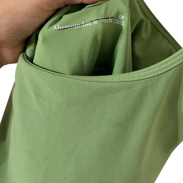 ABERCROMBIE & FITCH Traveler Athletic Green Cut Out Mini Dress - Image 6