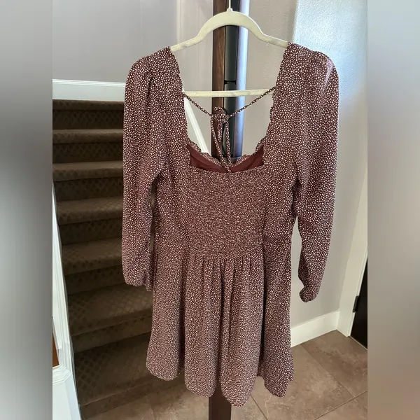 Abercrombie & Fitch Square Neck Mini Dress w Pockets - Image 2