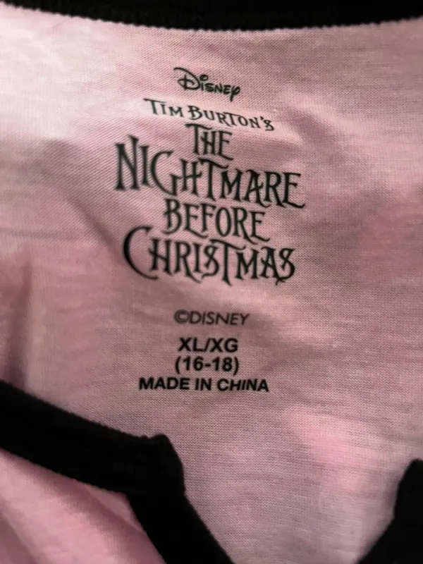 Disney NWT Nightmare Before Christmas Women's Tank Top and Shorts Pajama Set, 2-Piece, Size XL - Image 6