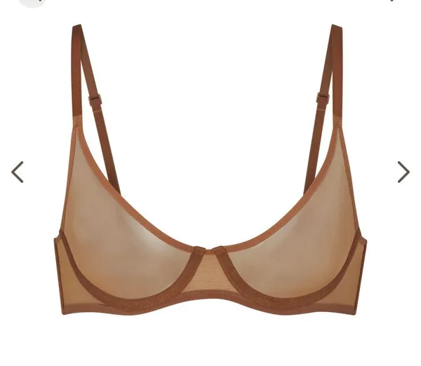 Ultra Fine Mesh Scoop Bra - Image 2