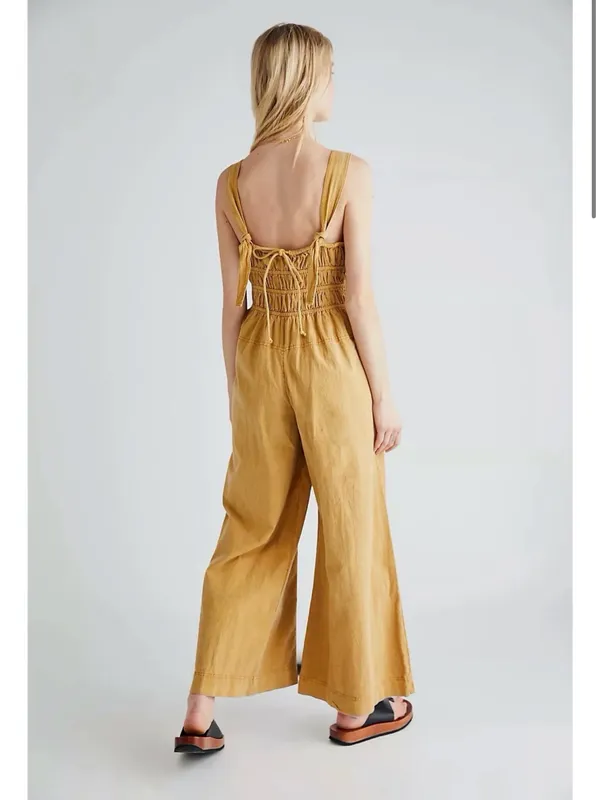Free people After All Rouched Jumpsuit - Image 5