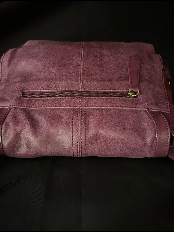 Tignanello Women's Plum Multi-Pocket Crossbody Shoulder Bag - Image 13