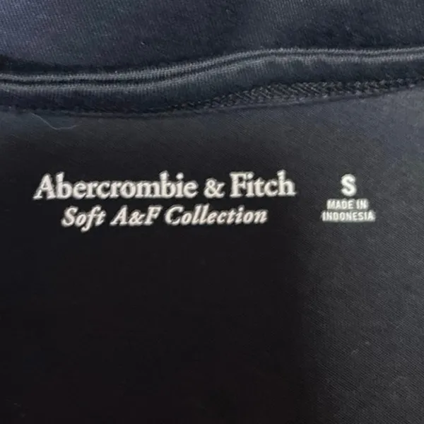 Abercrombie & Fitch Women's Black Cutout Long Sleeve Thong Bodysuit Top Size S - Image 4