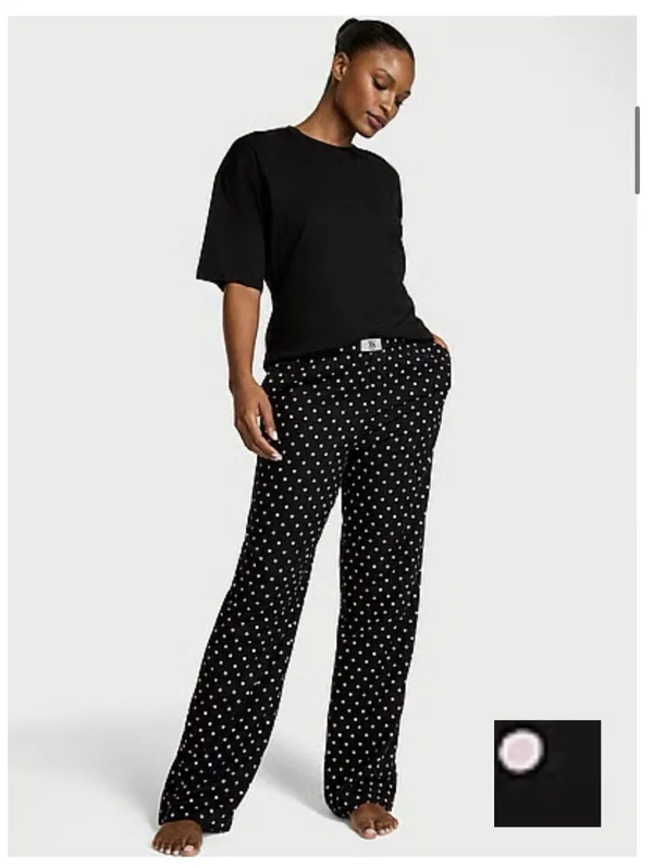 Victoria’s Secret Tee Shirt Flannel Pants PJ Pajama Set Sz XS SHORT NWT $64 - Image 7
