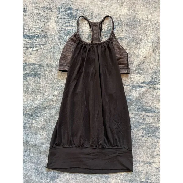 Lululemon No Limits Black / Wee Are From Space Black Cashew Tank Top Size 4 - Image 5