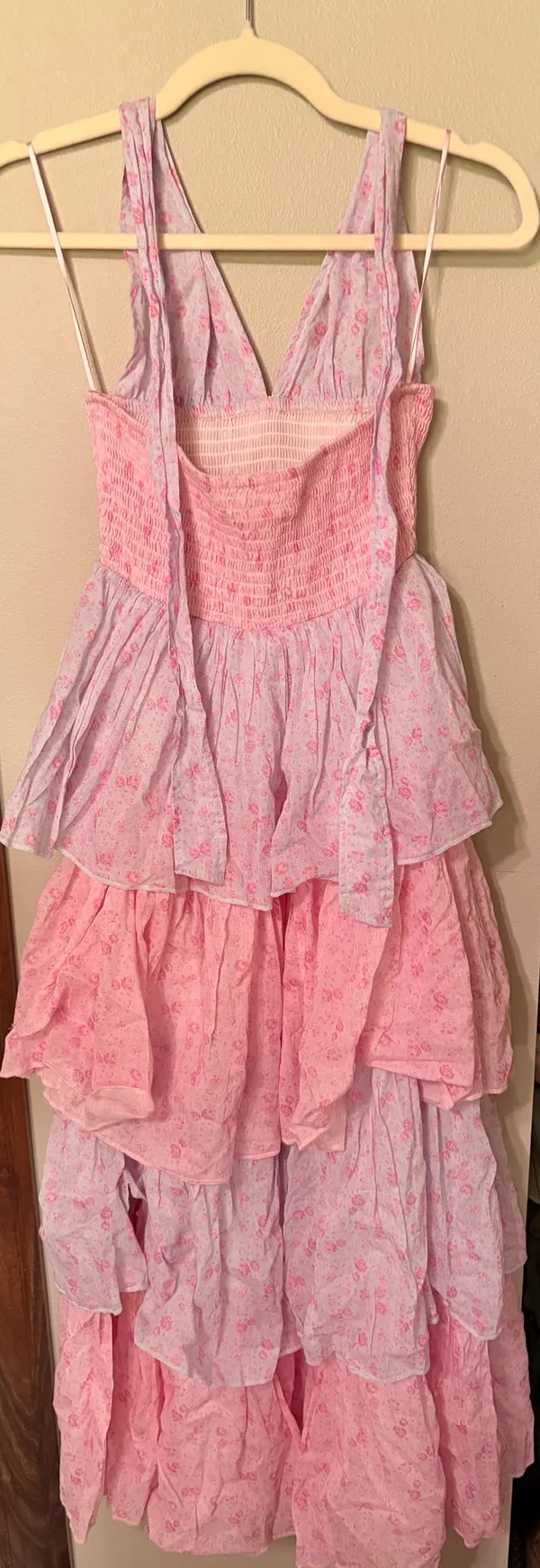 Altar'd State Pink and purple floral dress - Image 3