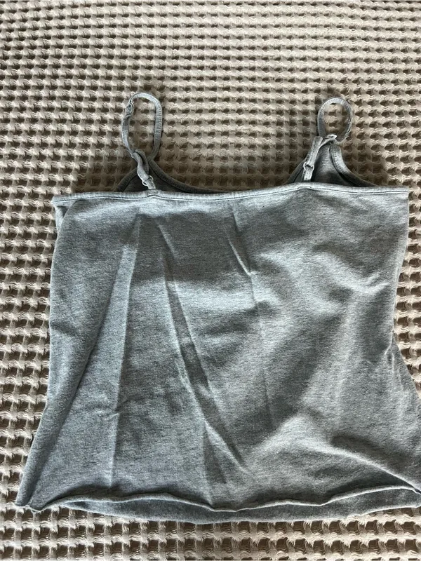 GAP Gray Slim Fit Camisole Tank - Image 2