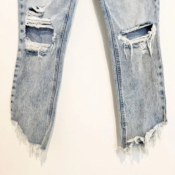 Hidden Denim Jeans Size 25 Blue High Rise Zoey Distressed Rigid Alternative Edgy - Image 3