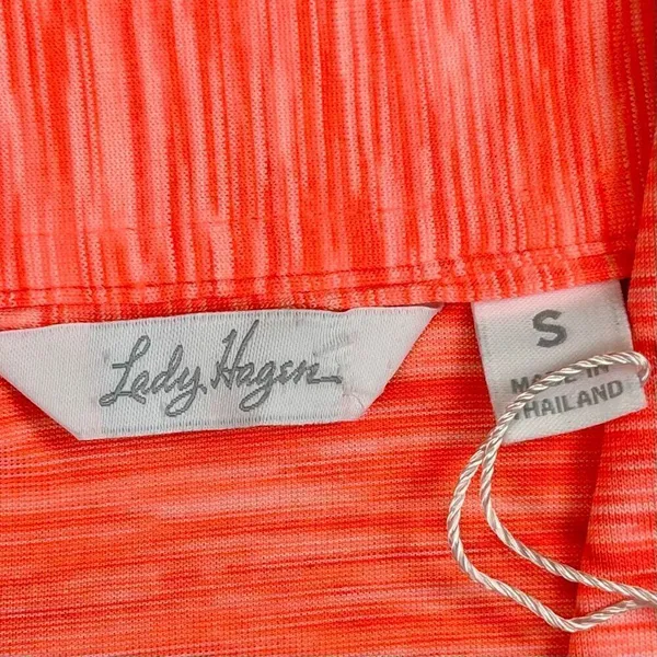 New! NWT Lady Hagen Sleeveless Coral Carnival Golf Polo Small - Image 5