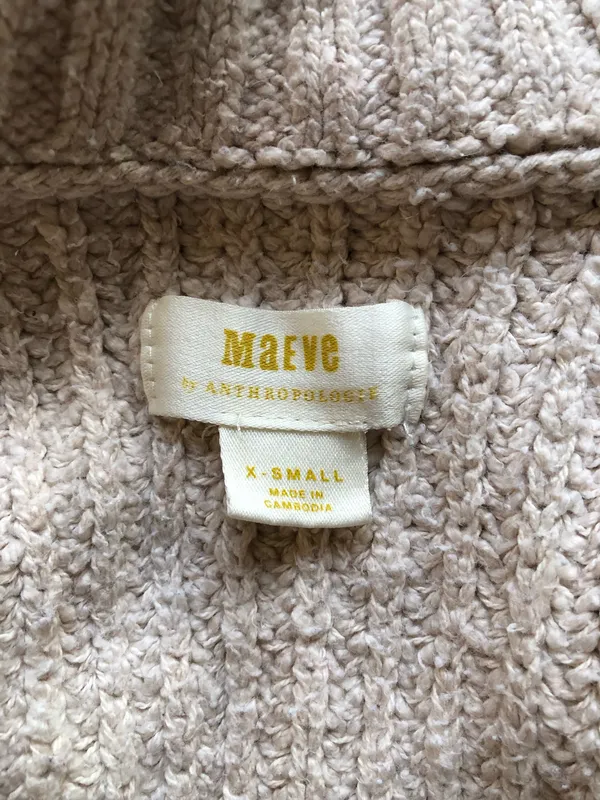 Anthropology Knitted Sweater Size XS - Image 3