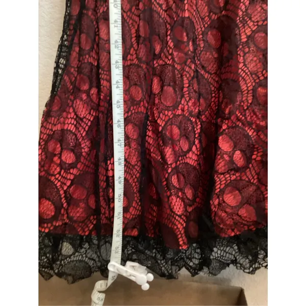 NIB Spirit La Catrina Day of the Dead Trumpet Dress Costume S/M - Image 6