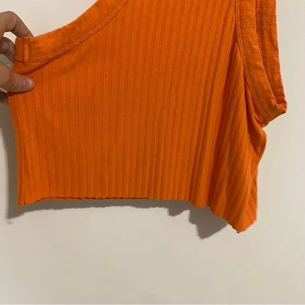 Free People Movement Bright Orange Workout Tank size Small - Image 6