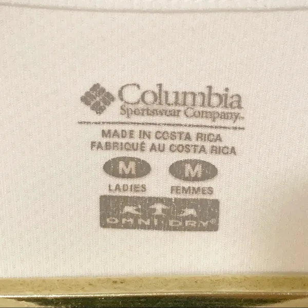 Columbia Womens Medium White Omni Dry Long Sleeve‎ Athletic Top - Image 4