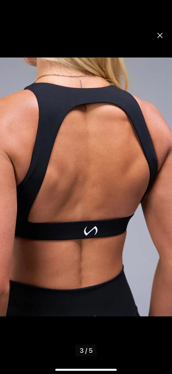 Tlf apparel sports bra Black - Image 4