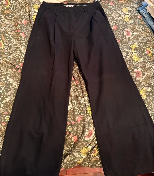 Crescent Black Lennon Wide Leg Dress Pants - Image 3