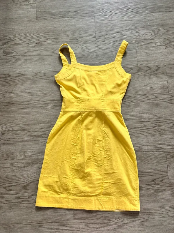 Banana Republic Dress Yellow - Image 5