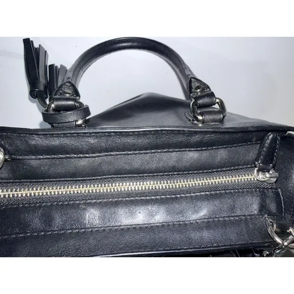 COACH Legacy Leather Mini Tanner Black Crossbody Tote Bag 48894 1‎ - Image 7