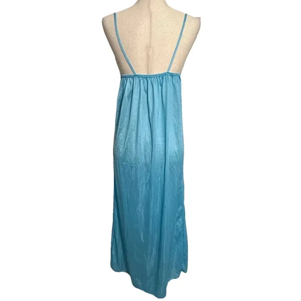 Vintage Light Blue Nightgown Tags Removed - Image 3