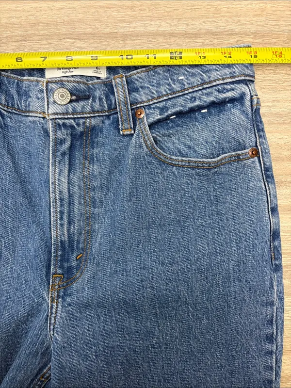 Abercrombie & Fitch The Vintage Flare Leg High Rise Jeans Women Size 6/28 Short - Image 5