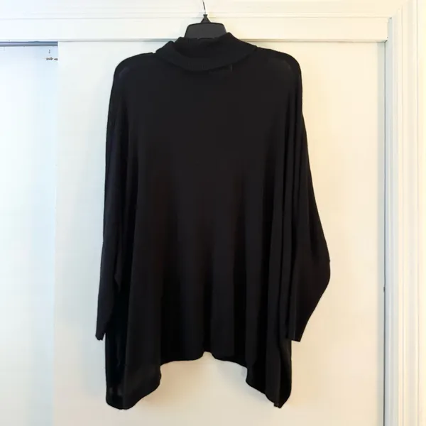 Calvin Klein Turtleneck Poncho Sweater - Image 5