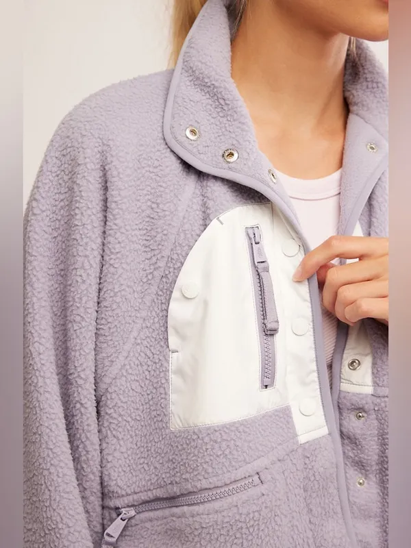 Free people Hit The Slopes Colorblock Fleece Jacket - Image 4