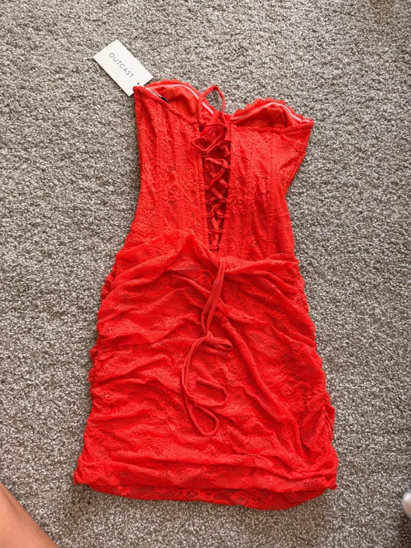 Generation Outcast Clothing NWT Red Corset Mini Dress - Image 2