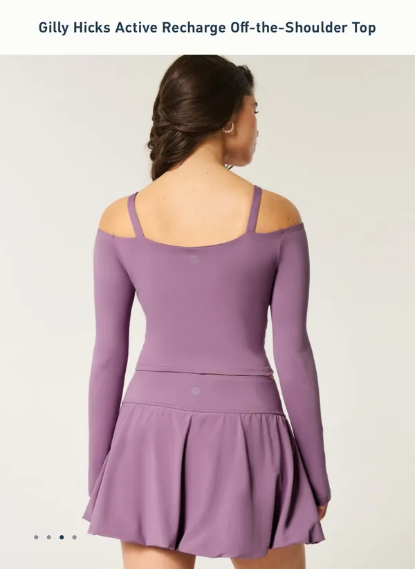 Gilly Hicks Active Recharge Off-the-Shoulder Top - XS - Image 4