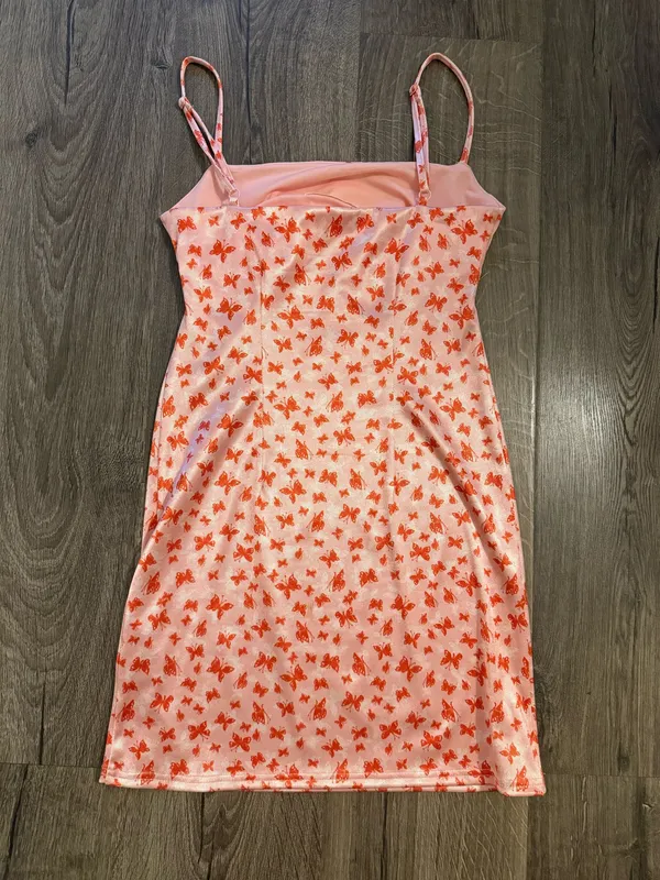 Pink Butterfly Dress Urban Outfitters - Image 2