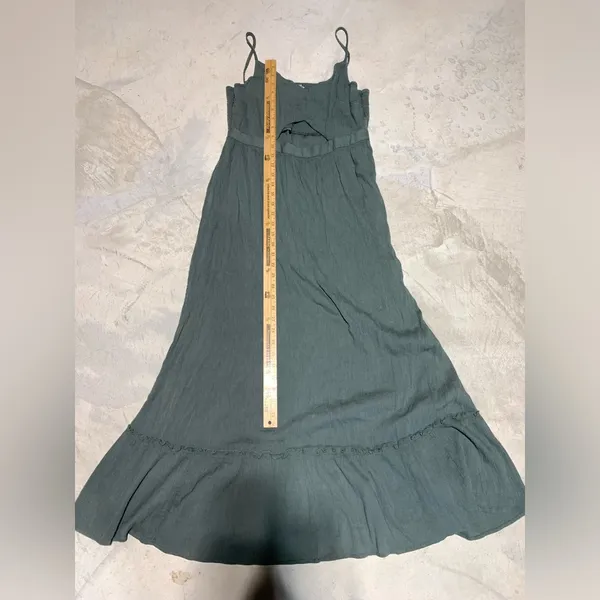 Aerie Forest Green Maxi Dress with cutout - Image 6