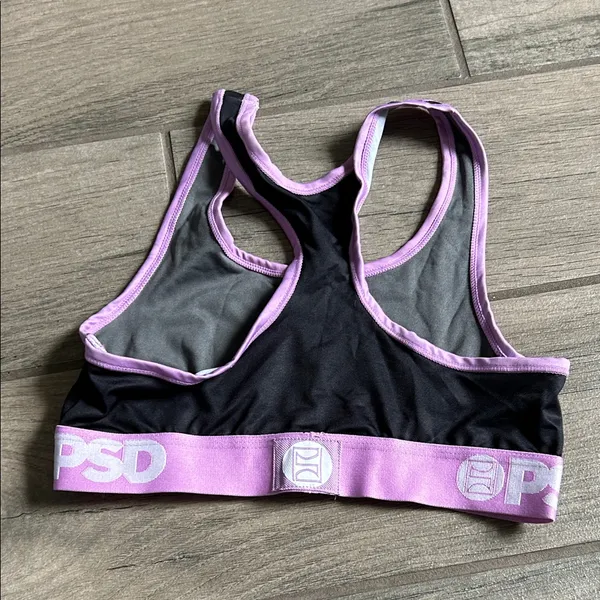 PSD Black and Pink 'Stay Rad' Sports Bra - Image 5